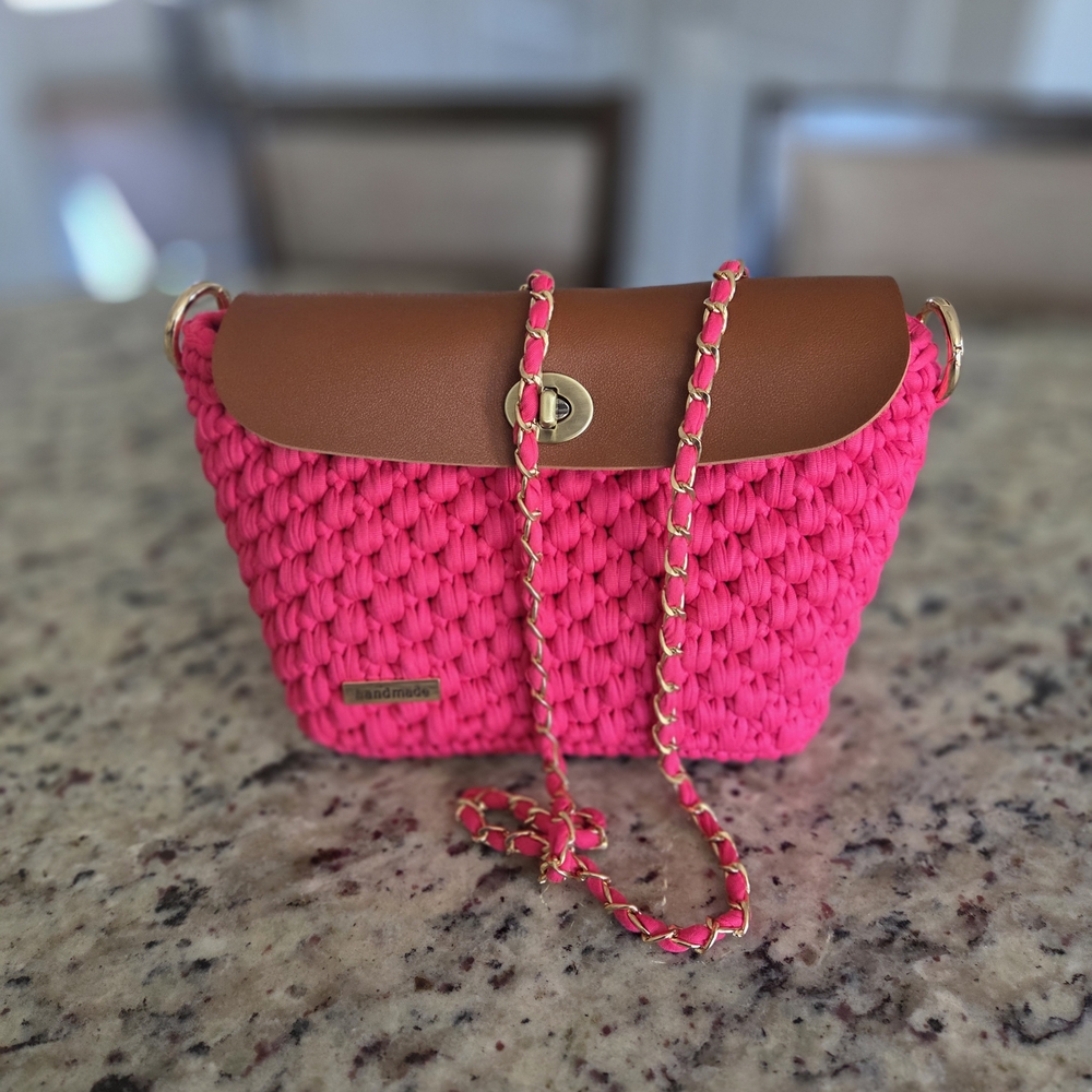 Handmade Woven Crossbody Bag